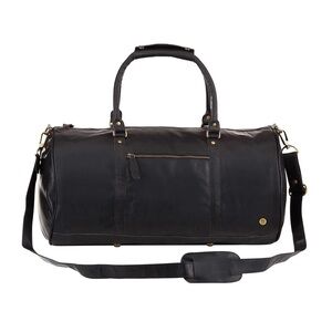 Mahi - 100% Leather Duffle (Navy)